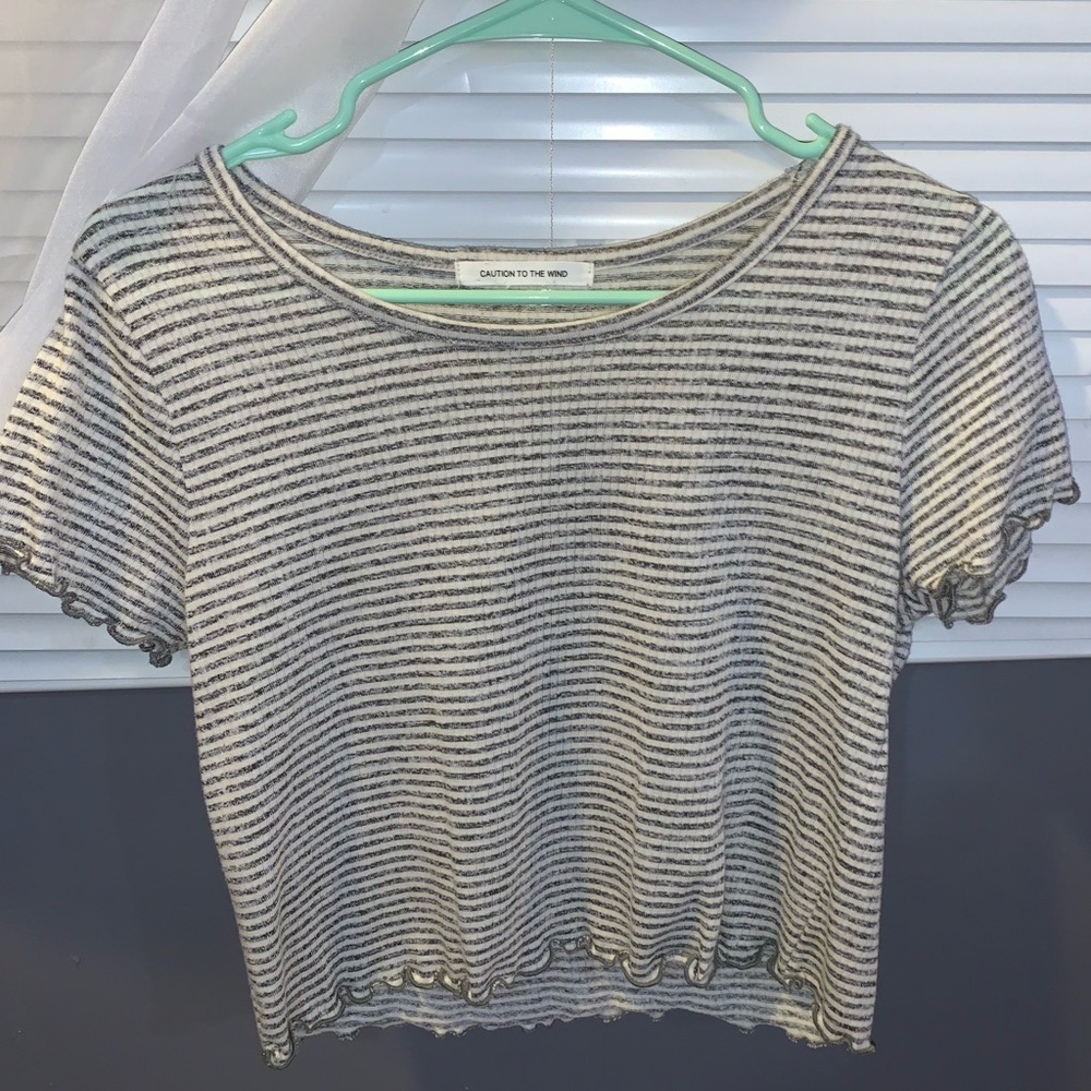 Stripped crop top
